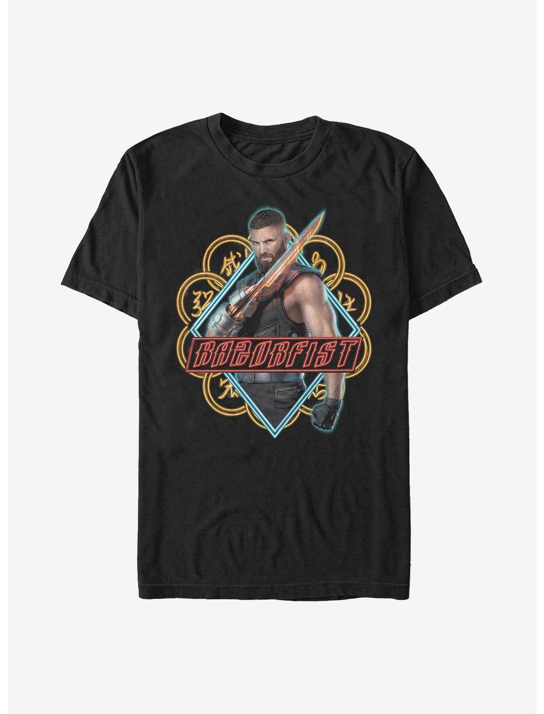 Marvel Shang-Chi And The Legend Of The Ten Rings Razorfist Pose T-Shirt, BLACK, hi-res