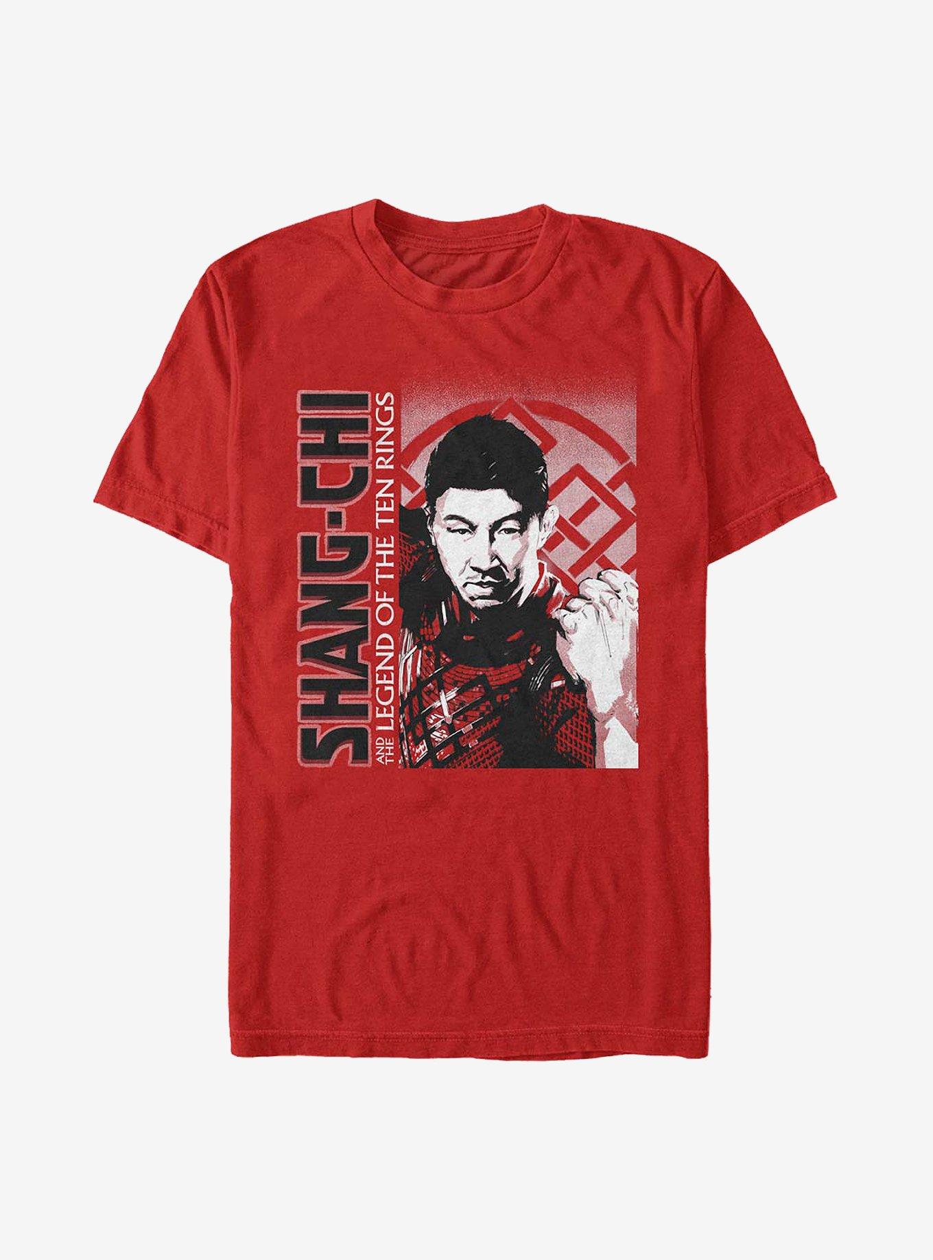 Marvel Shang-Shang-Chi And The Legend Of The Ten Rings Shang-Chi Focus T-Shirt, RED, hi-res