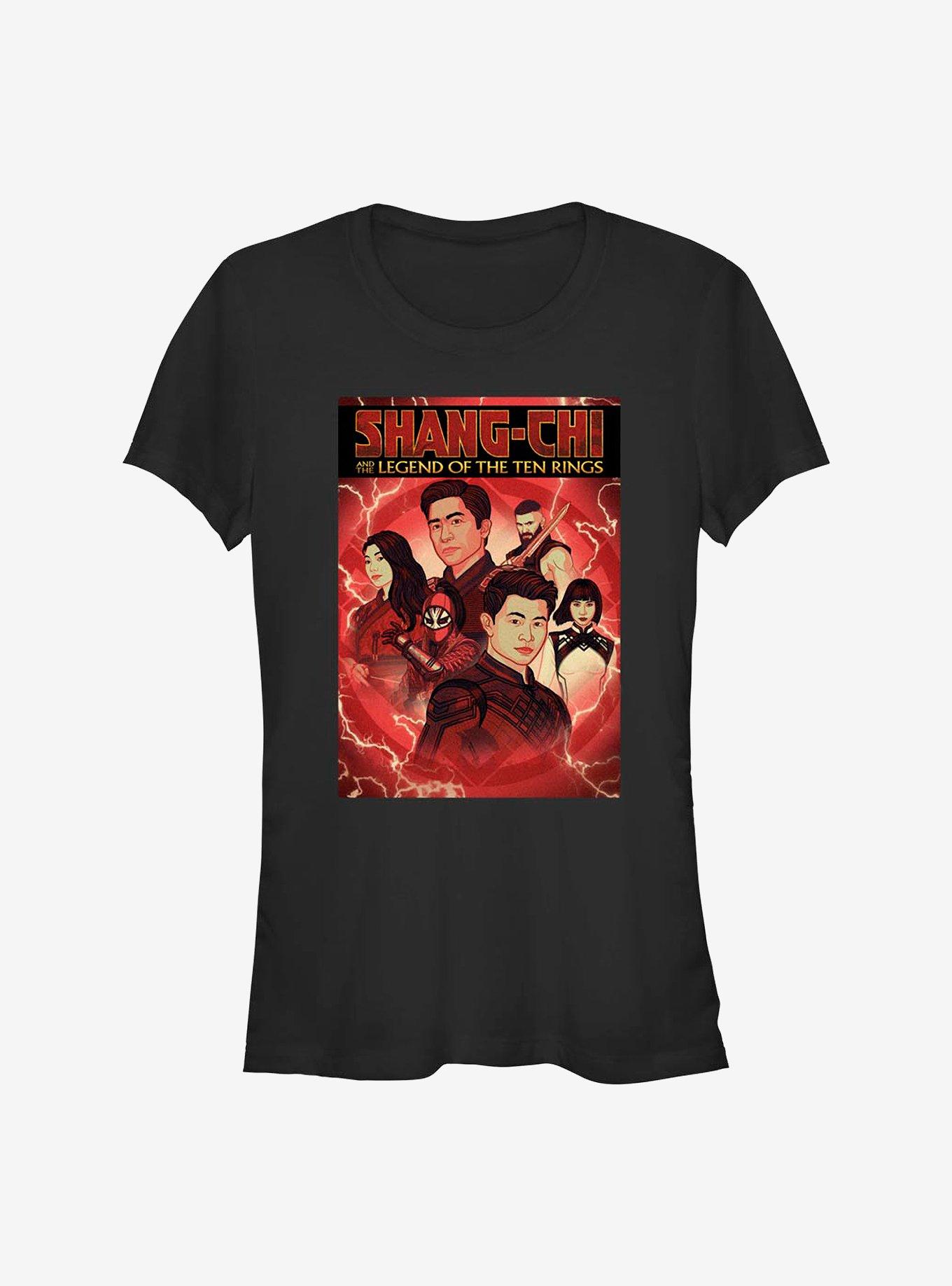 Marvel Shang-Chi And The Legend Of Ten Rings Comic Cover Girls T-Shirt