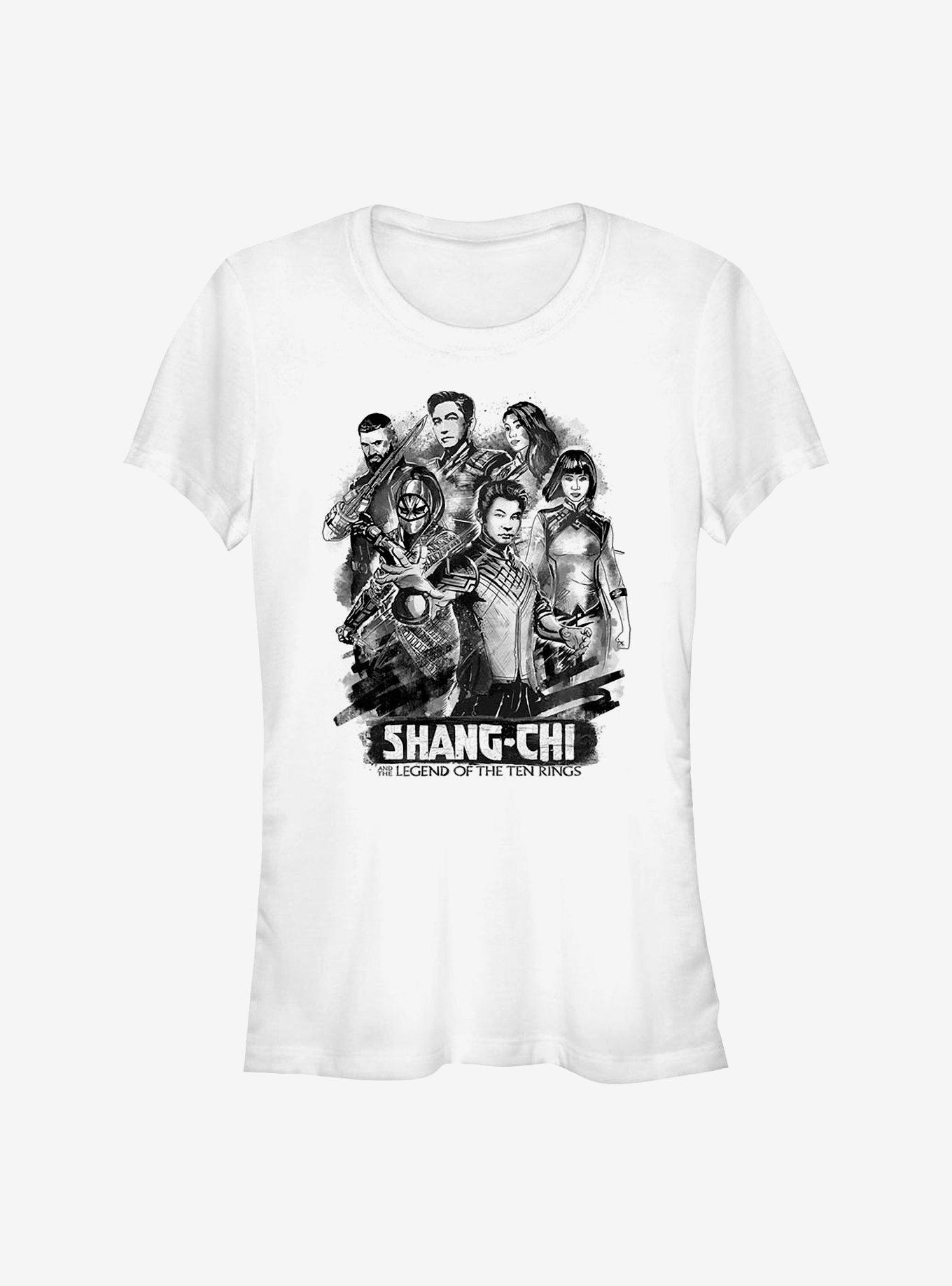 Marvel Shang-Chi And The Legend Of The Ten Rings Ink Group Girls T-Shirt, WHITE, hi-res