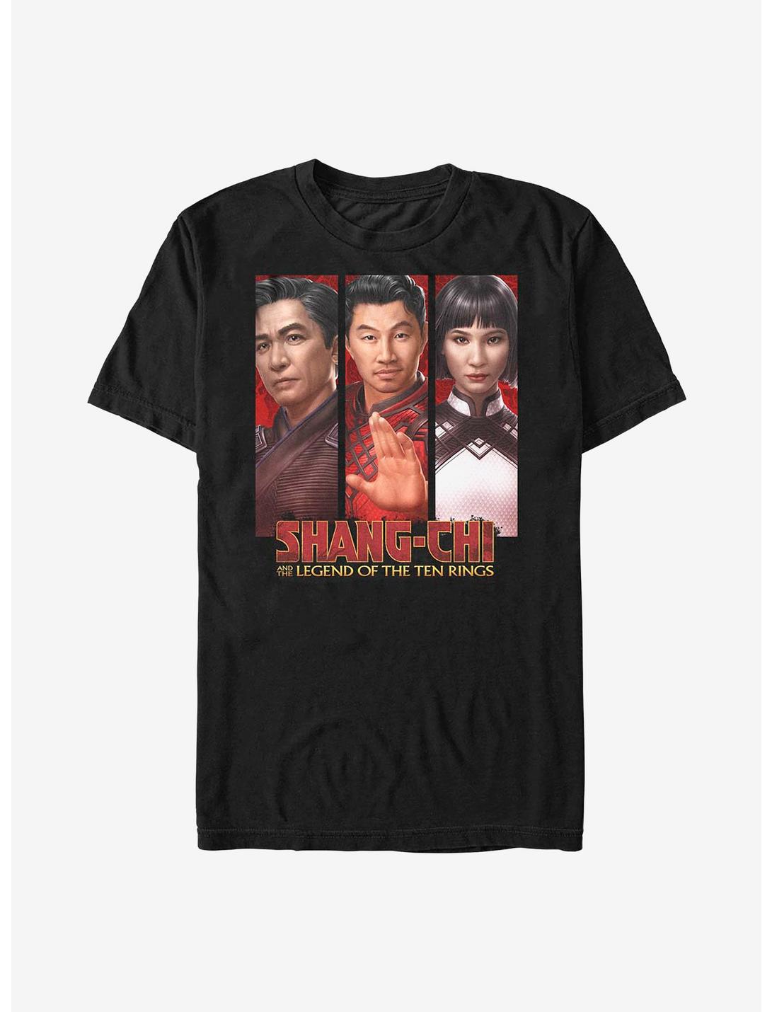 Marvel Shang-Chi And The Legend Of The Ten Rings The Family Panels T-Shirt, BLACK, hi-res