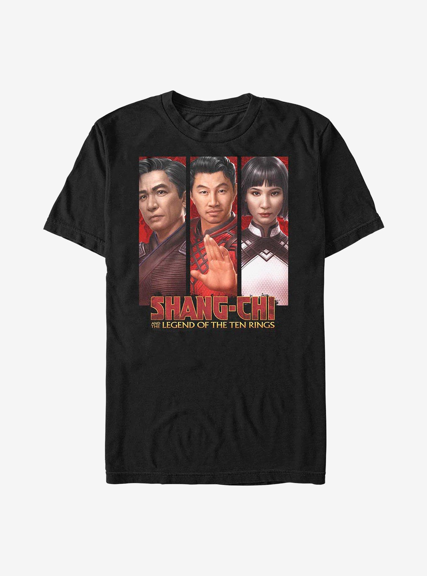 Marvel Shang-Chi And The Legend Of The Ten Rings The Family Panels T-Shirt, BLACK, hi-res