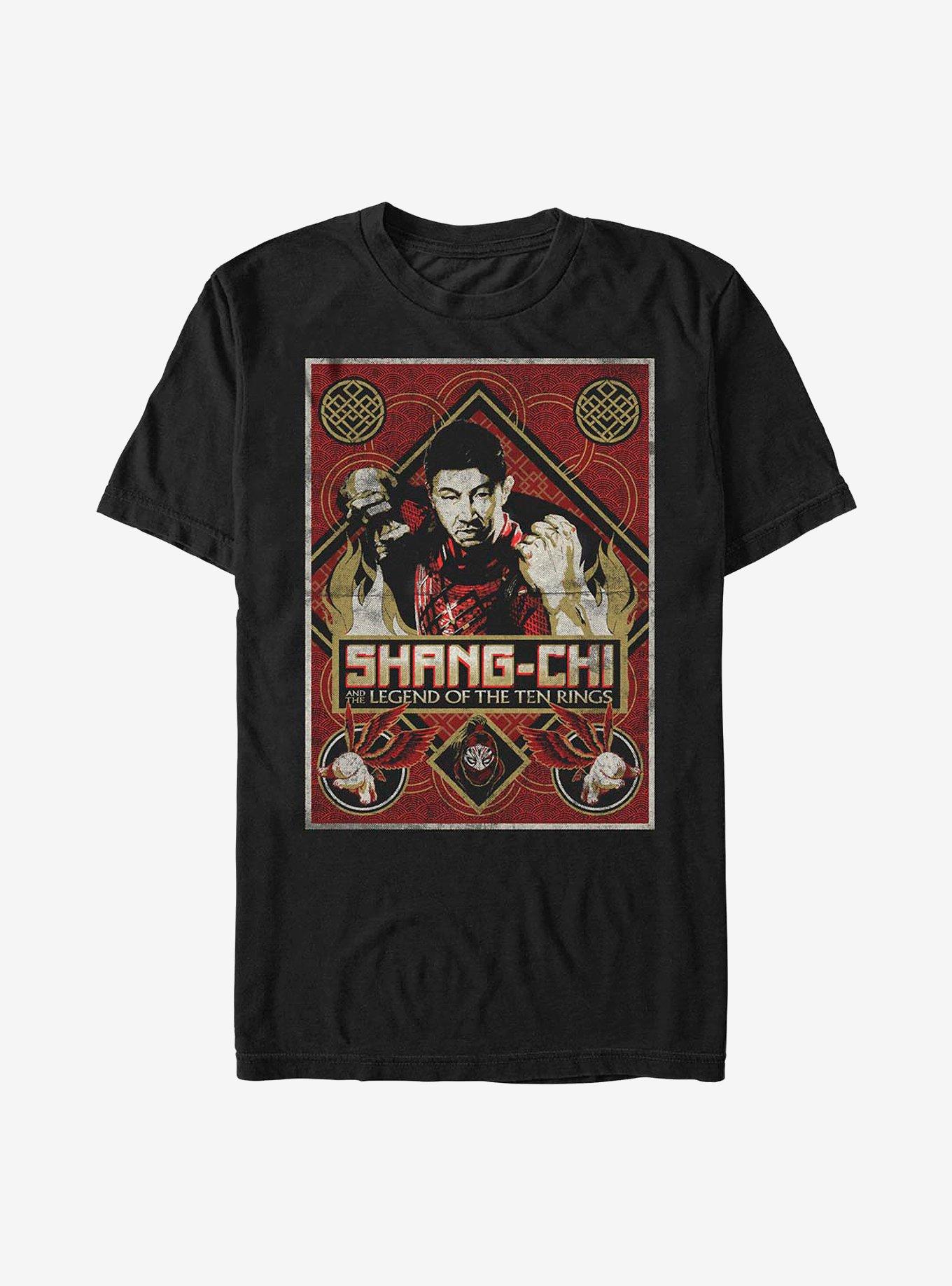 Marvel Shang-Chi And The Legend Of The Ten Rings Defiance T-Shirt, BLACK, hi-res