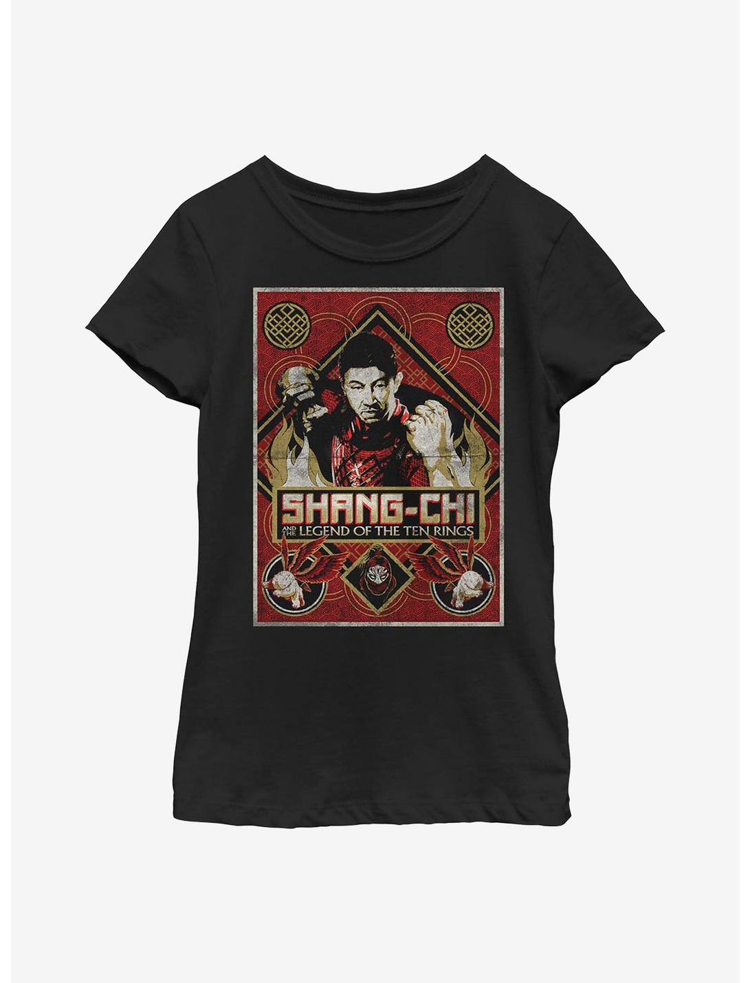 Marvel Shang-Chi And The Legend Of The Ten Rings Defiance Youth Girls T-Shirt, BLACK, hi-res