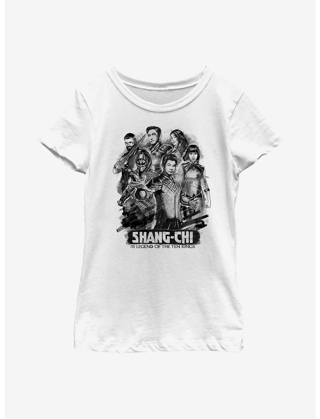 Marvel Shang-Chi And The Legend Of The Ten Rings Ink Group Youth Girls T-Shirt, WHITE, hi-res