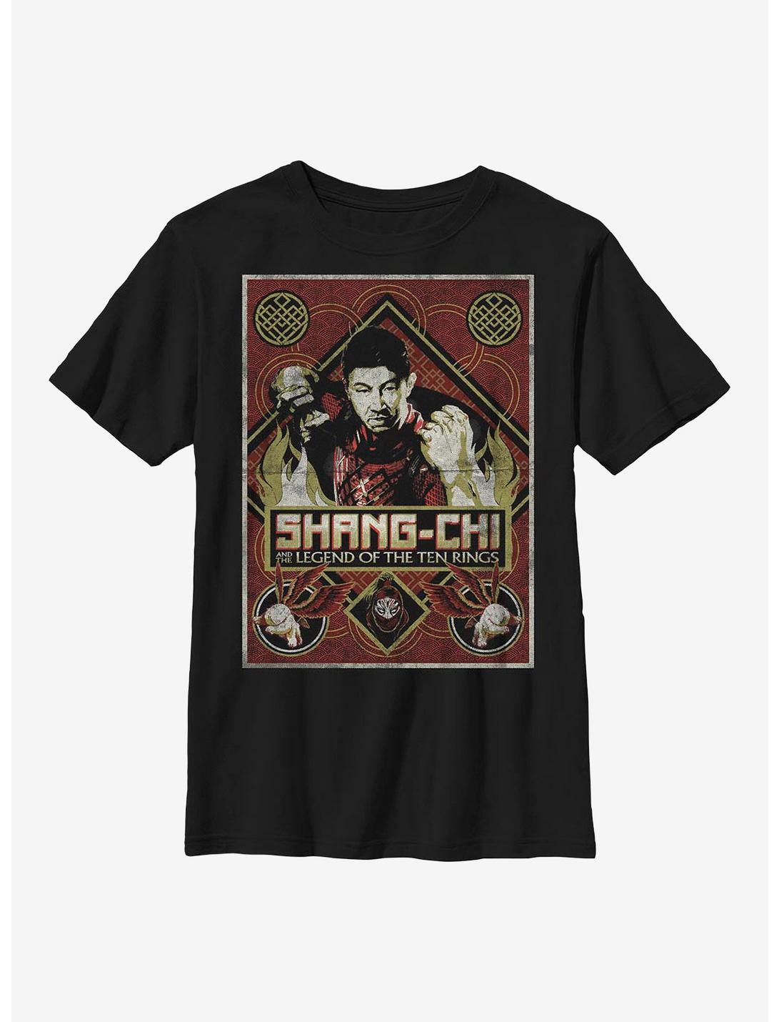 Marvel Shang-Chi And The Legend Of The Ten Rings Defiance Youth T-Shirt, BLACK, hi-res