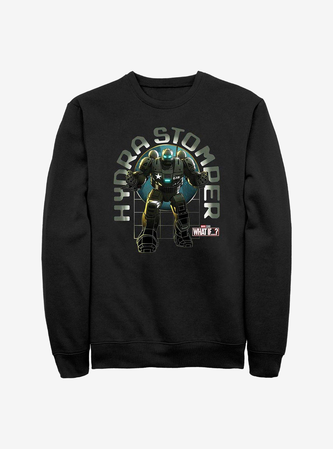 Marvel What If...? Hydra Stomper Stomp Sweatshirt, BLACK, hi-res