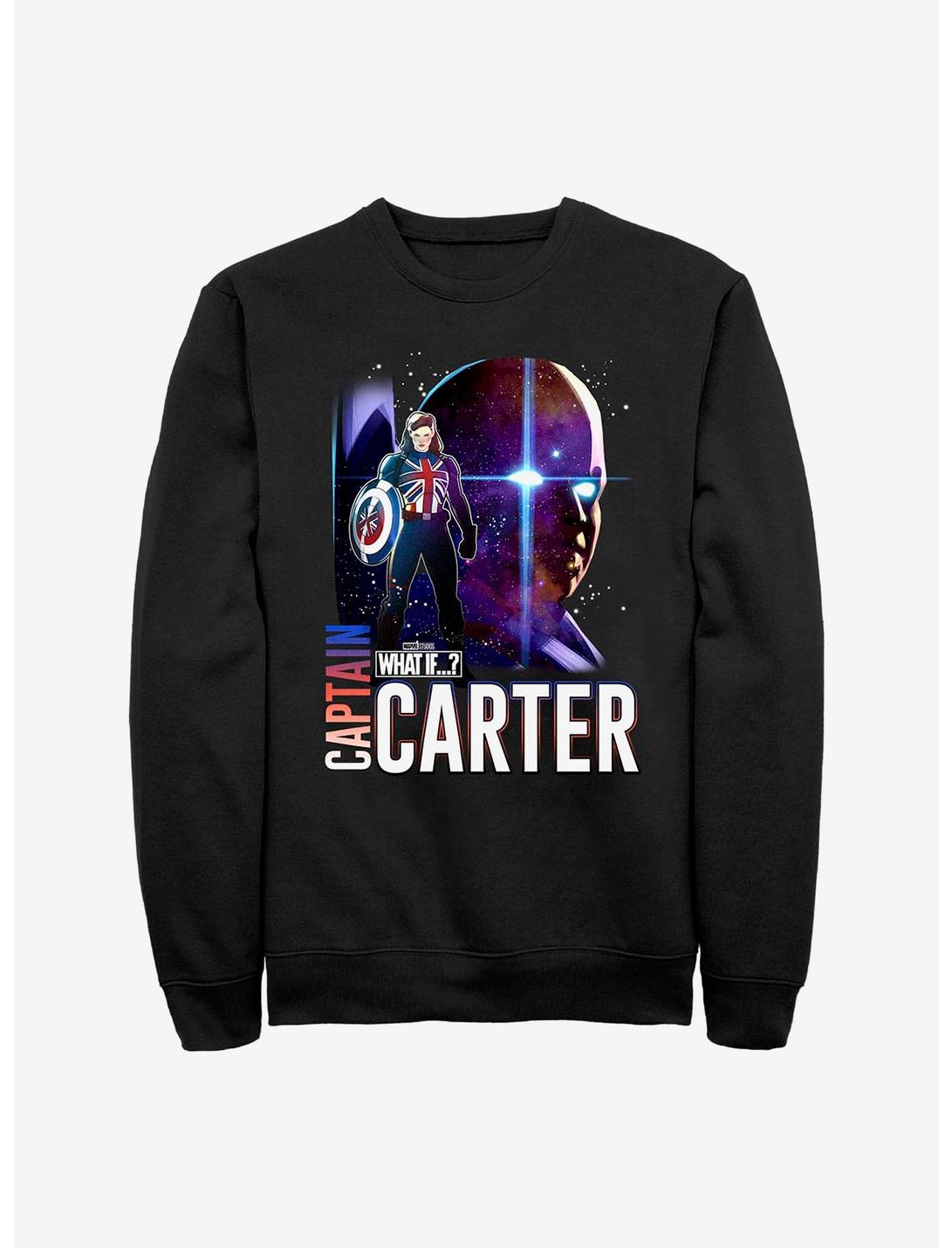 Marvel What If...? Watcher Captain Carter Sweatshirt, BLACK, hi-res