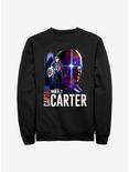 Marvel What If...? Watcher Captain Carter Sweatshirt, BLACK, hi-res