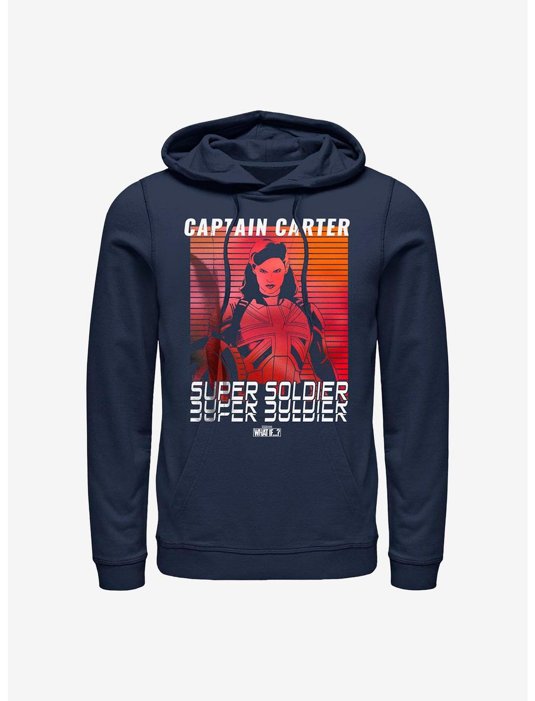 Marvel What If...? Carter Crashes Hoodie, NAVY, hi-res