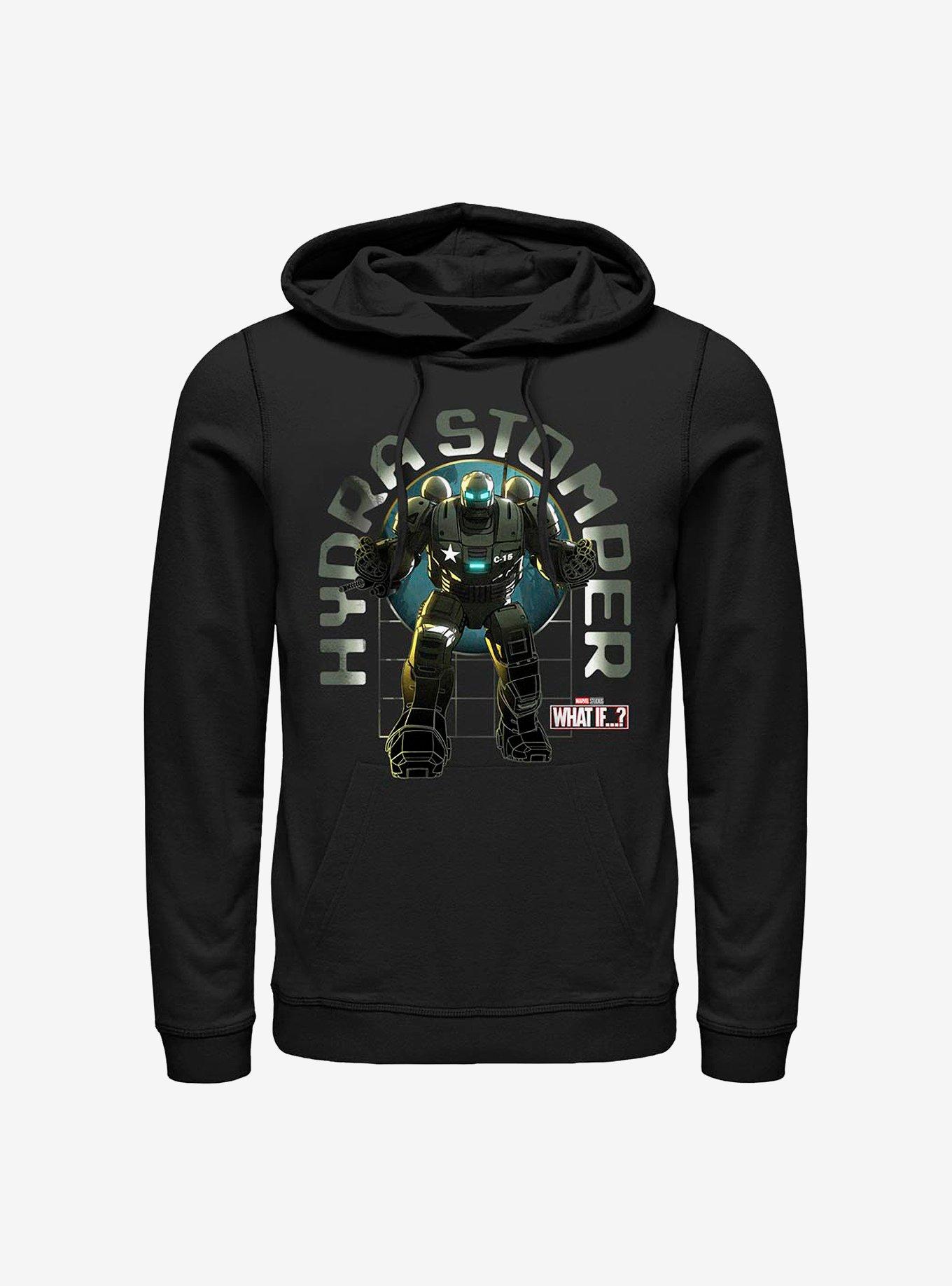Marvel What If...? Hydra Stomper Stomp Hoodie, BLACK, hi-res view 1