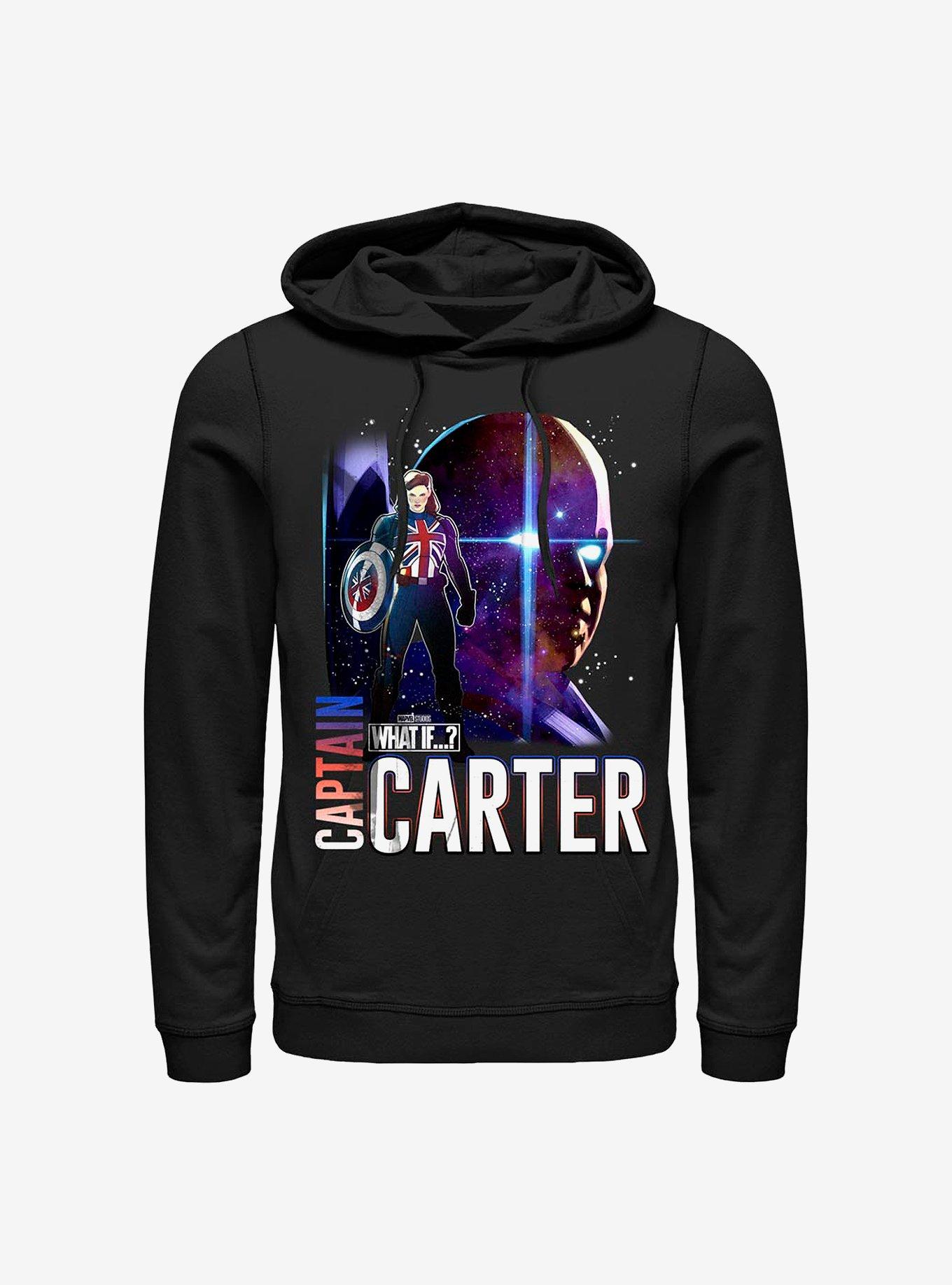 Marvel What If...? Watcher Captain Carter Hoodie, BLACK, hi-res