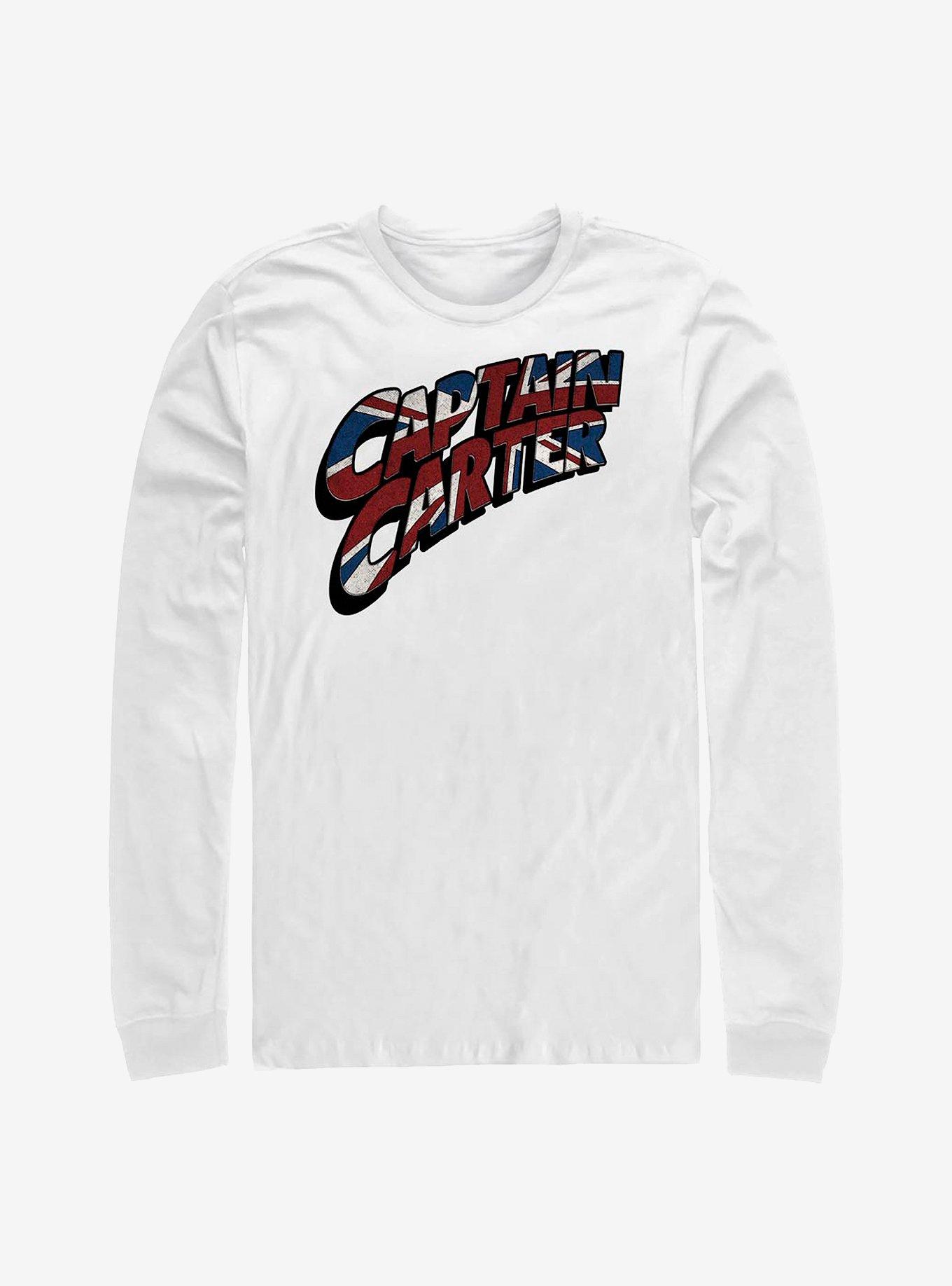 Marvel What If...? Carter Logo Long-Sleeve T-Shirt, , hi-res