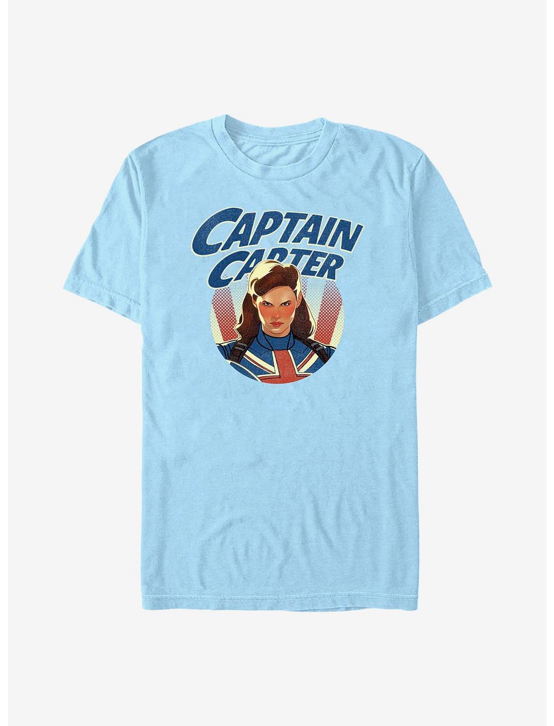 Marvel What If...? Captain Mean Mug T-Shirt, LT BLUE, hi-res
