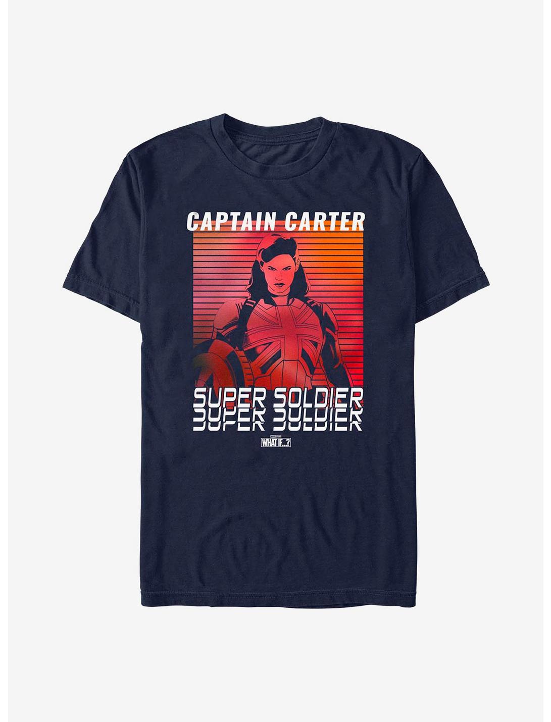 Marvel What If...? Carter Crashes T-Shirt, NAVY, hi-res