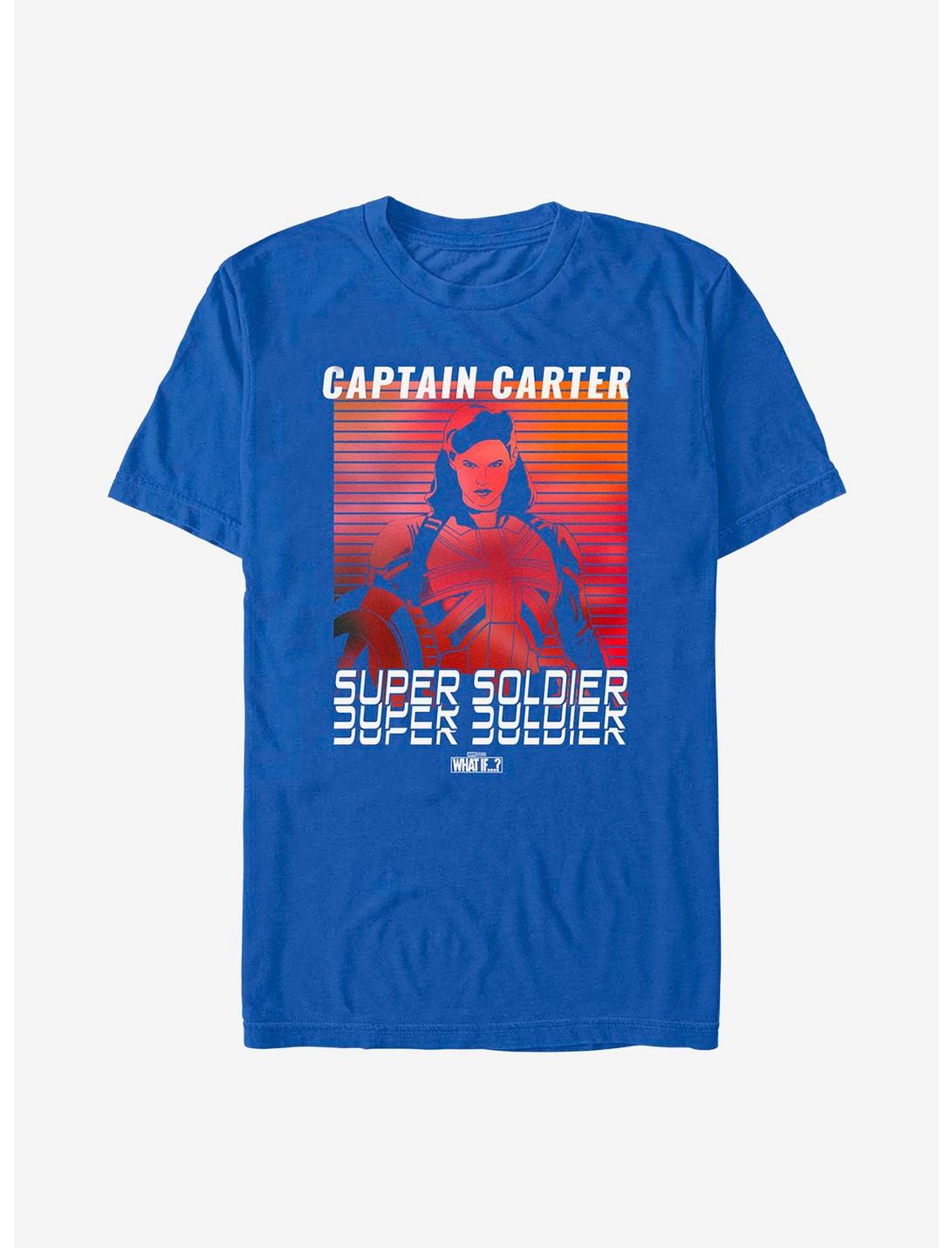 Marvel What If...? Carter Crashes T-Shirt, ROYAL, hi-res