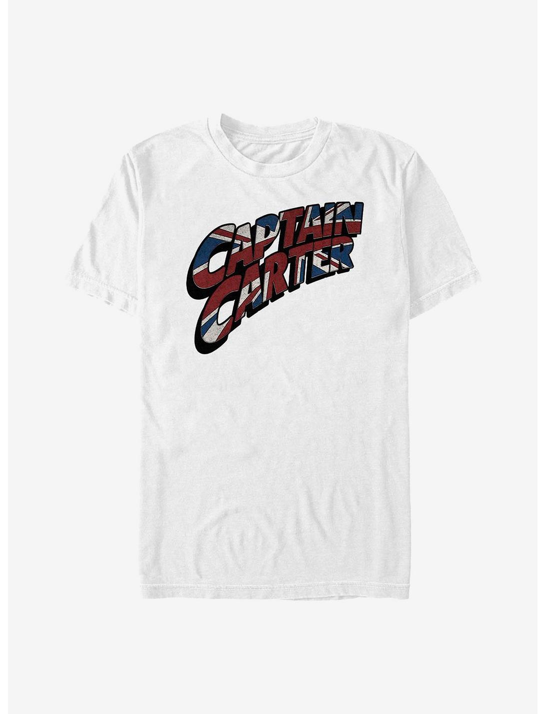 Marvel What If...? Carter Logo T-Shirt, WHITE, hi-res