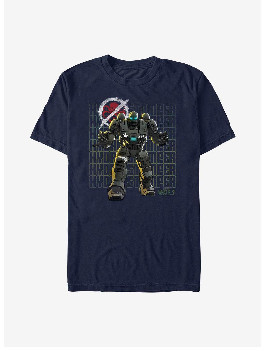Marvel What If...? Rogers Stomper T-Shirt, NAVY, hi-res