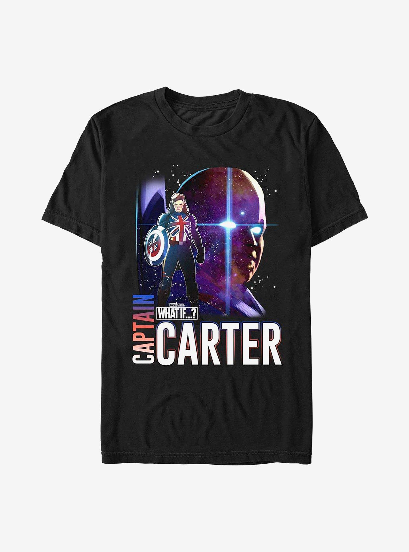 Marvel What If...? Watcher Captain Carter T-Shirt, BLACK, hi-res