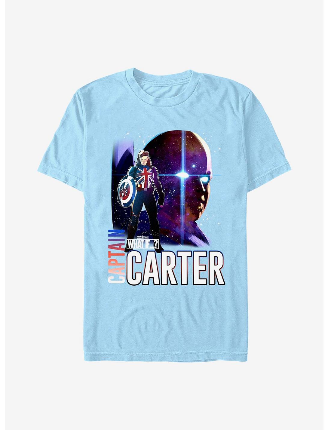 Marvel What If...? Watcher Captain Carter T-Shirt, LT BLUE, hi-res
