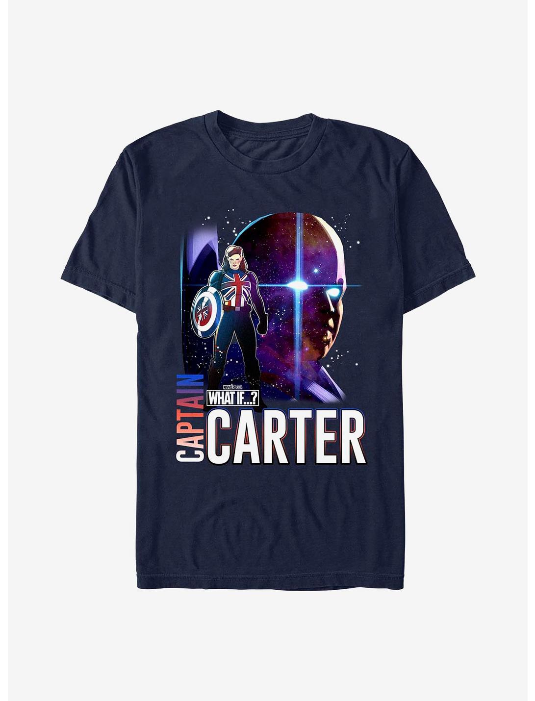 Marvel What If...? Watcher Captain Carter T-Shirt, NAVY, hi-res