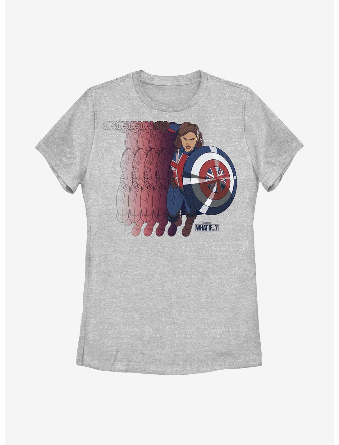 Marvel What If...? Carter Spreader Womens T-Shirt, ATH HTR, hi-res