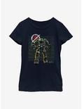 Marvel What If...? Rogers Stomper Youth Girls T-Shirt, NAVY, hi-res