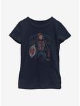 Marvel What If...? Union Carter Youth Girls T-Shirt, NAVY, hi-res