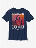 Marvel What If...? Carter Crashes Youth T-Shirt, NAVY, hi-res