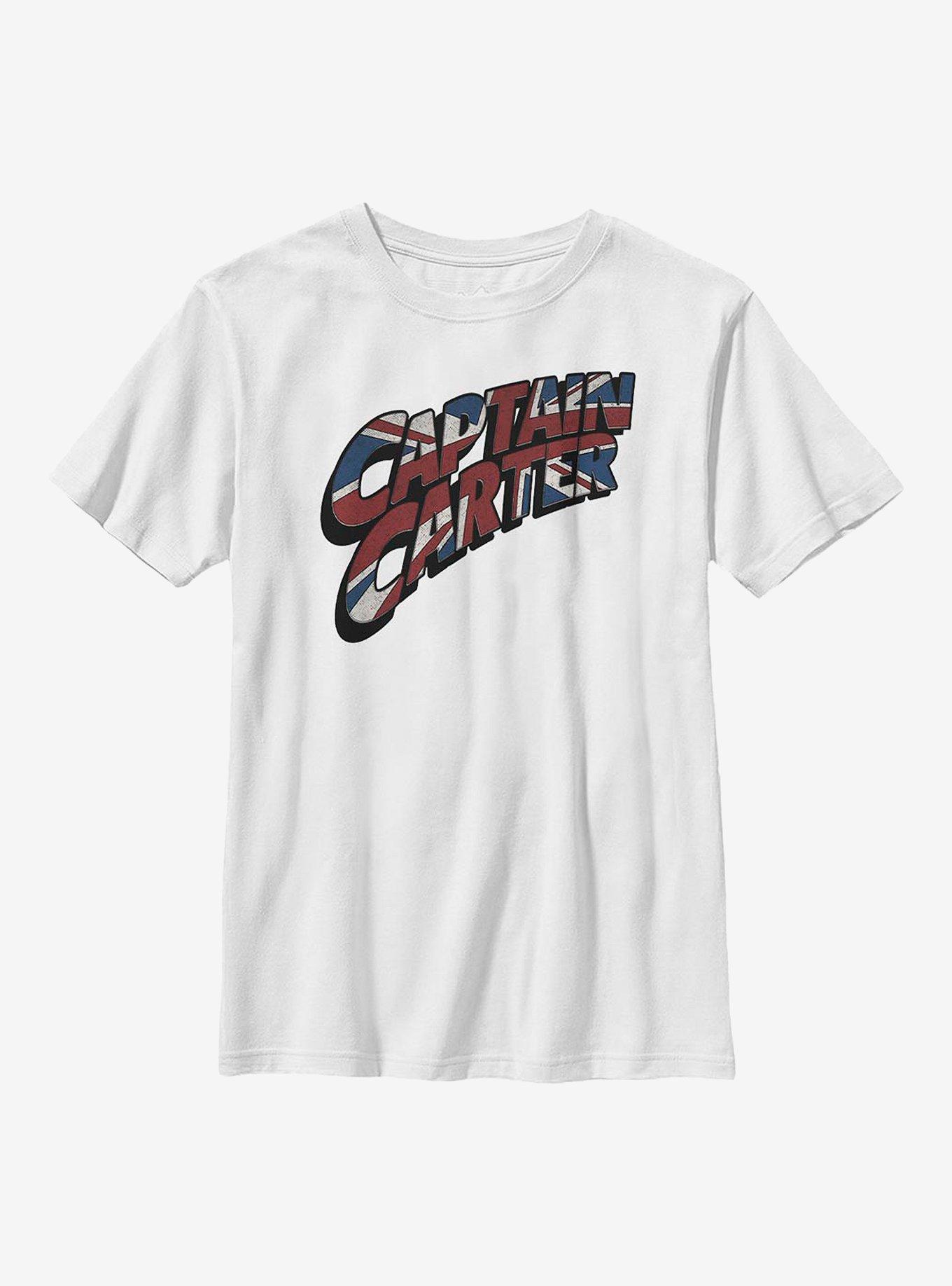 Marvel What If...? Carter Logo Youth T-Shirt, , hi-res