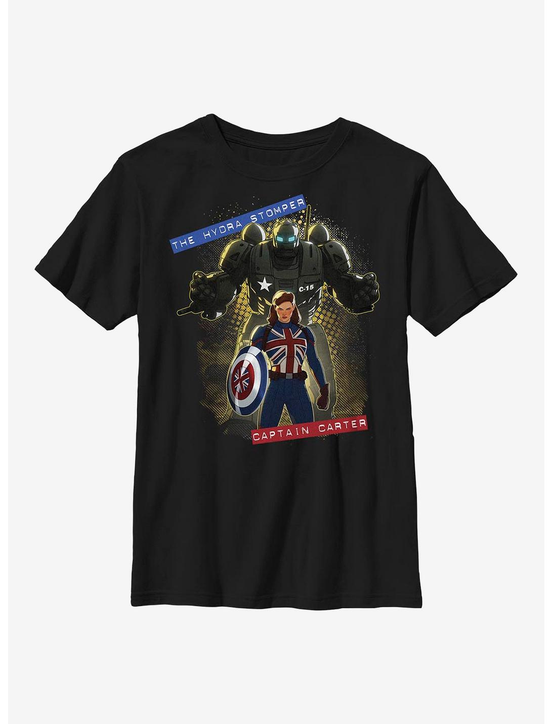 Marvel What If...? The Hydra Stomper Youth T-Shirt, BLACK, hi-res