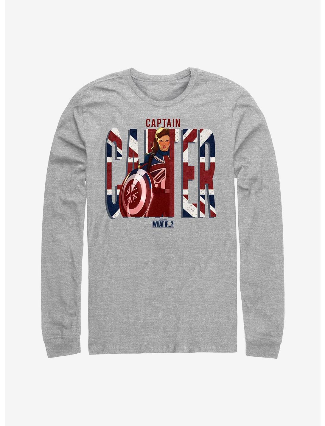 Marvel What If...? Big Carter Long-Sleeve T-Shirt, ATH HTR, hi-res