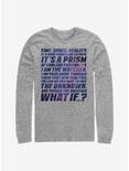 Marvel What If...? Space Prism Long-Sleeve T-Shirt, ATH HTR, hi-res