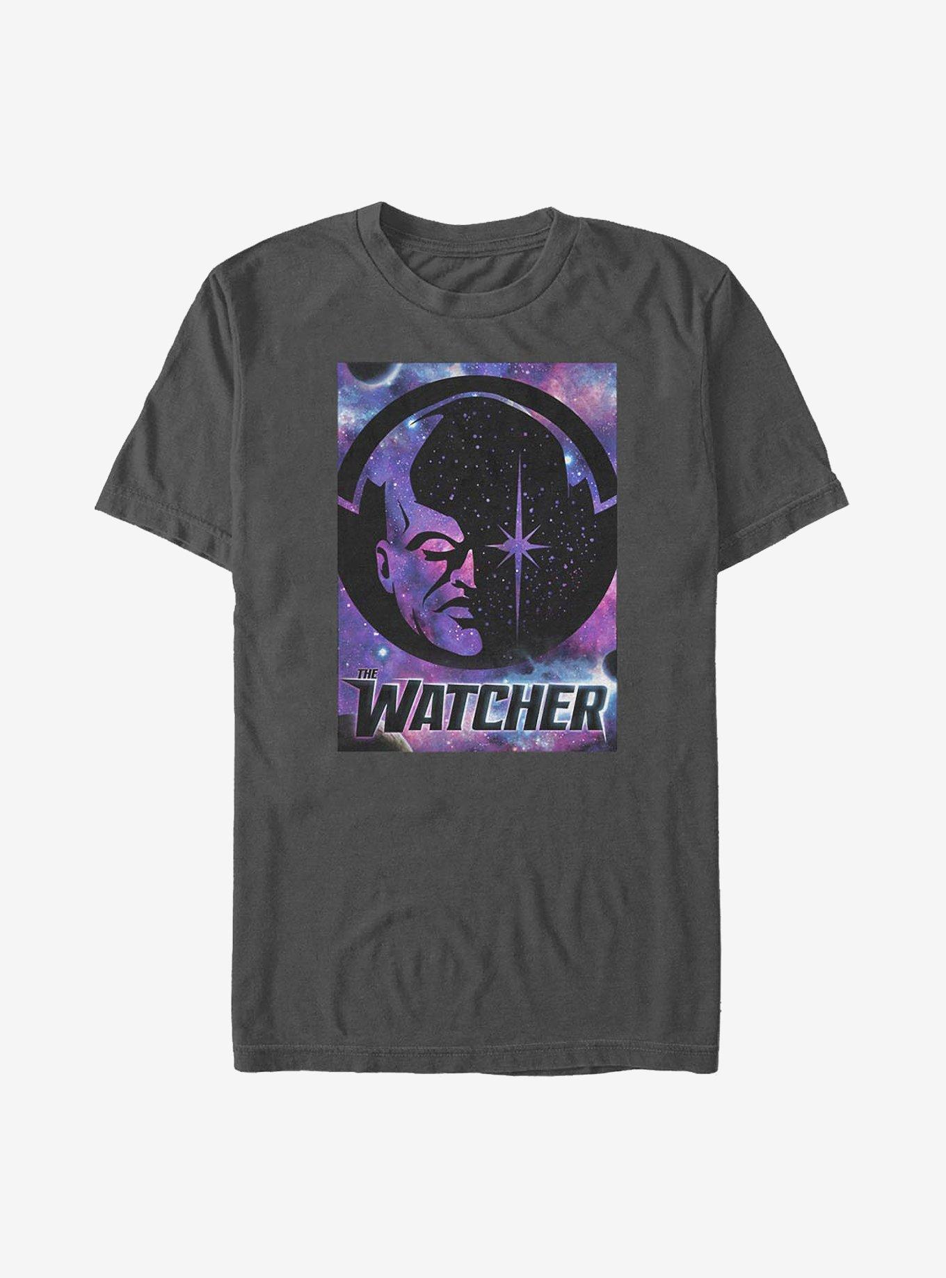 Marvel What If...? The Watcher Poster T-Shirt, CHARCOAL, hi-res