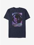 Marvel What If...? The Watcher Poster T-Shirt, NAVY, hi-res