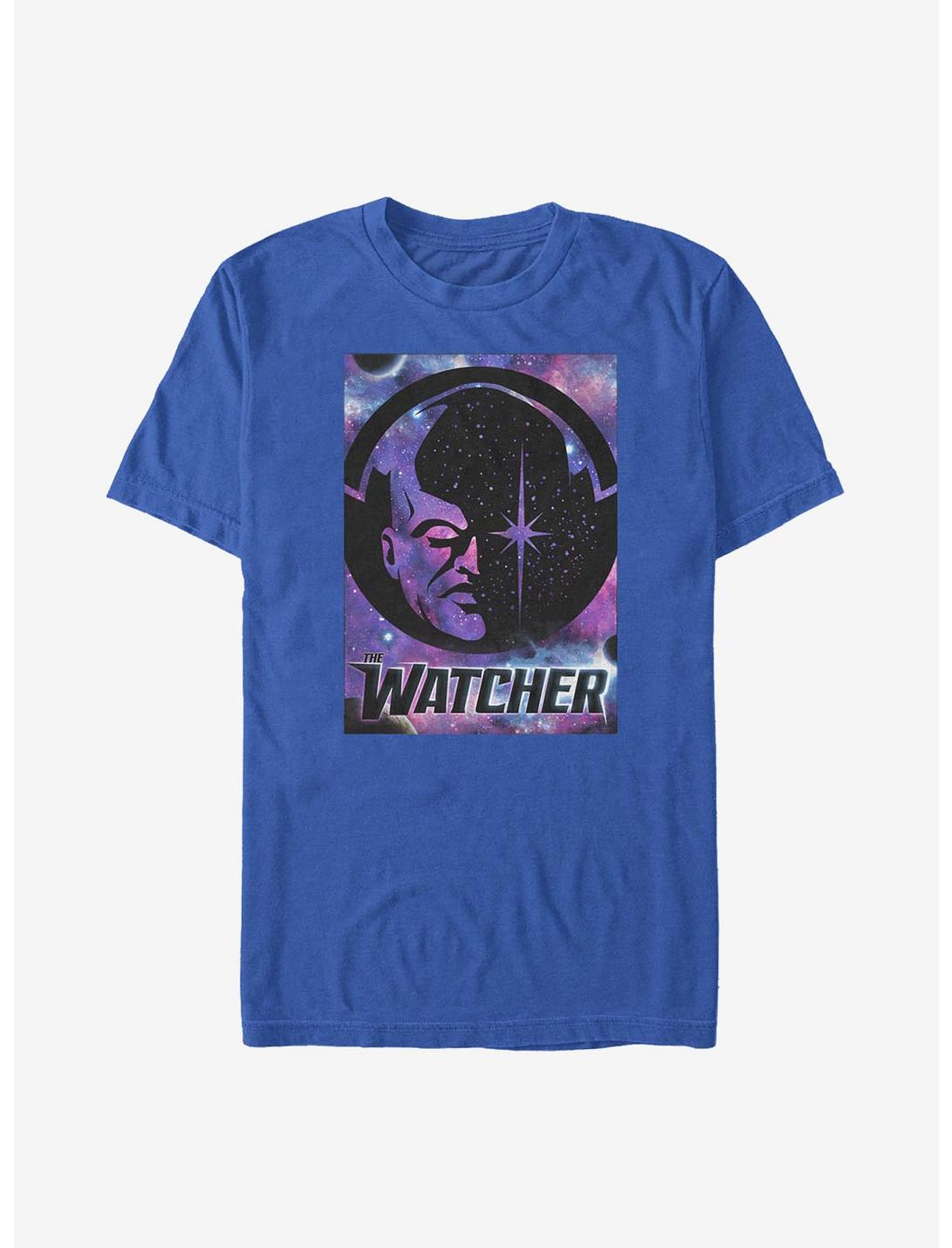 Marvel What If...? The Watcher Poster T-Shirt, ROYAL, hi-res