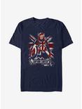 Marvel What If...? Union Jacked T-Shirt, NAVY, hi-res