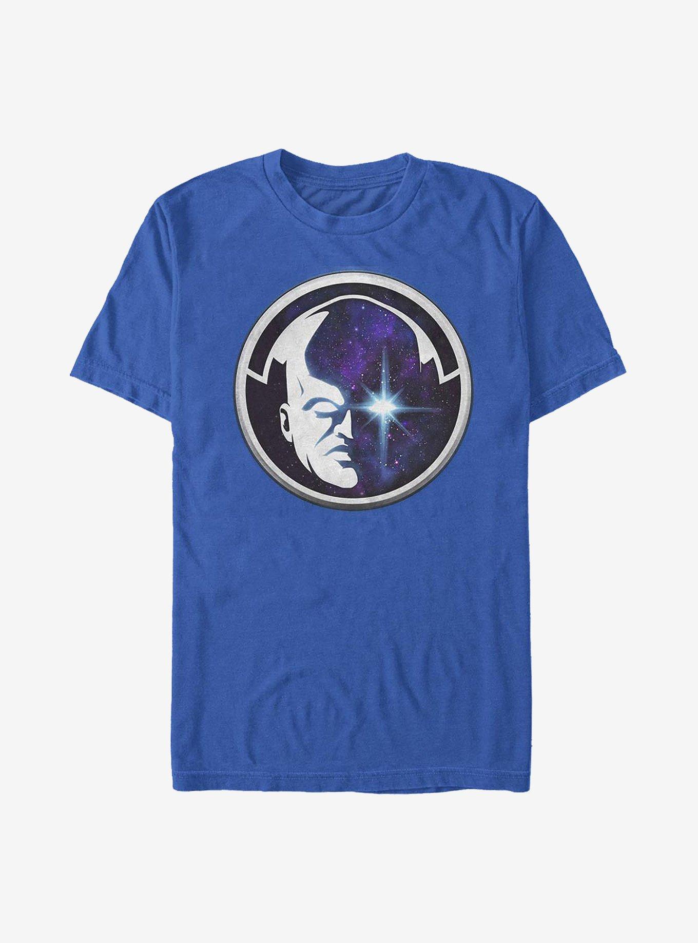 Marvel What If...? Watcher Circle T-Shirt, ROYAL, hi-res