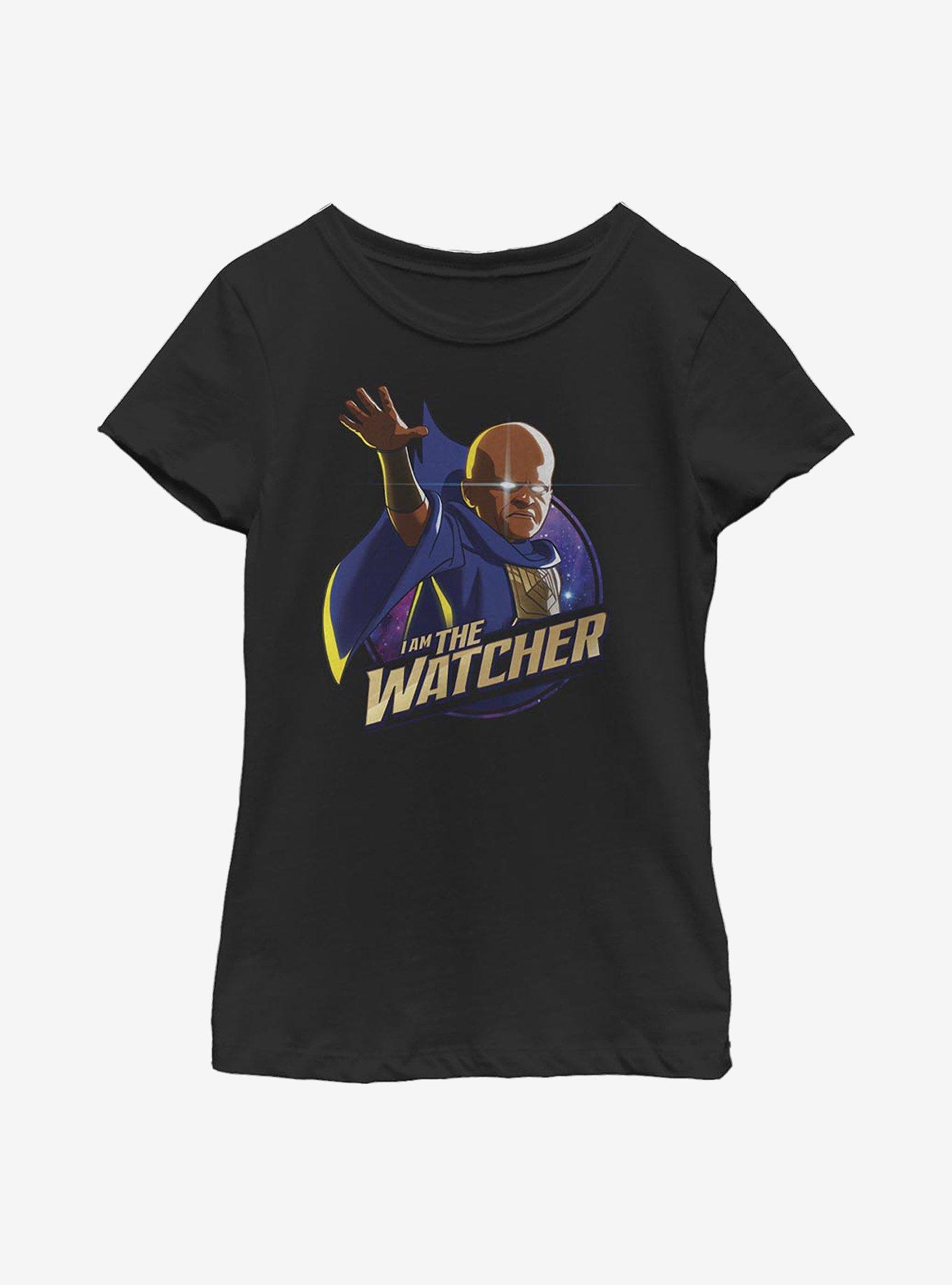 Marvel What If...? I Am Watcher Youth Girls T-Shirt, BLACK, hi-res