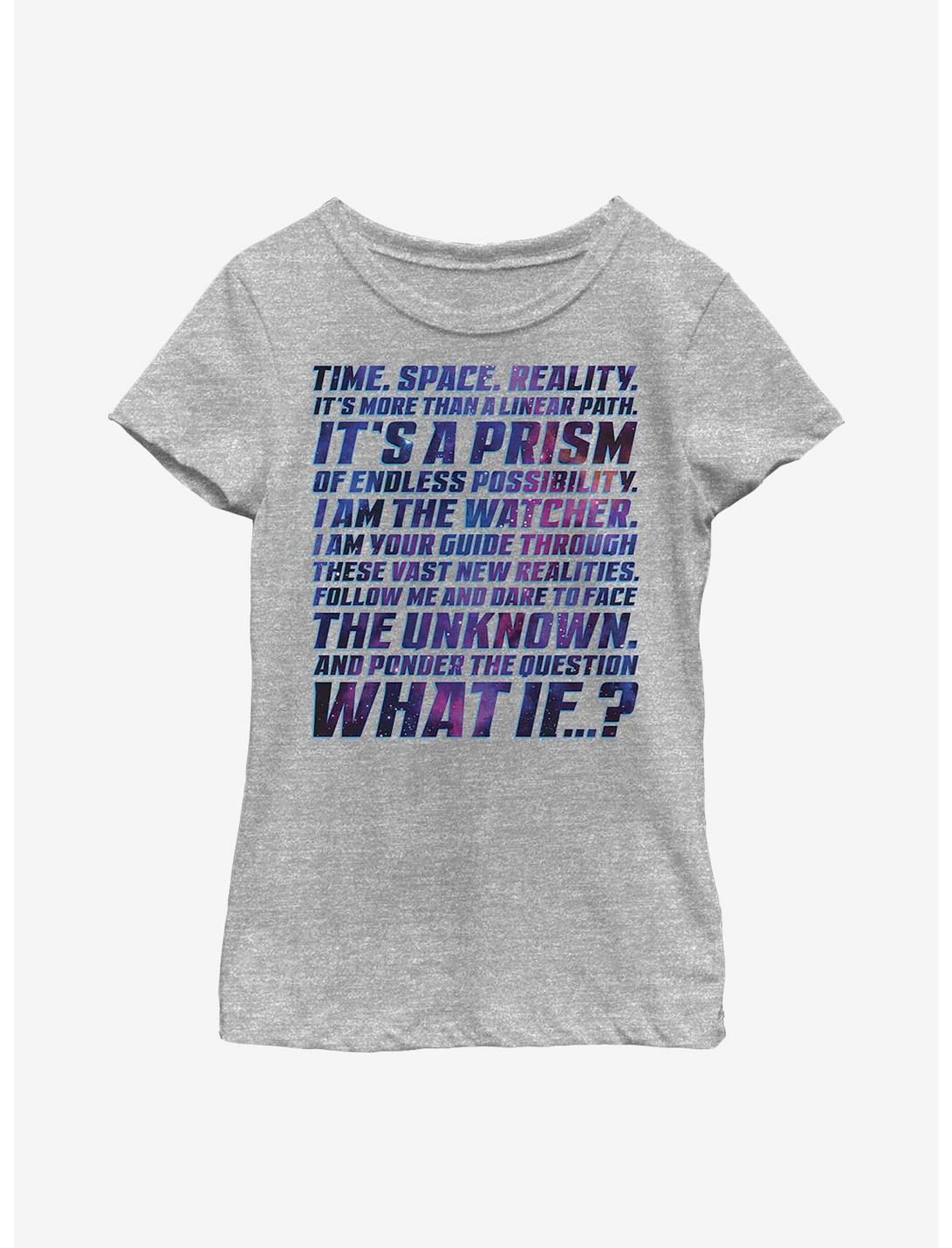 Marvel What If...? Space Prism Youth Girls T-Shirt, ATH HTR, hi-res
