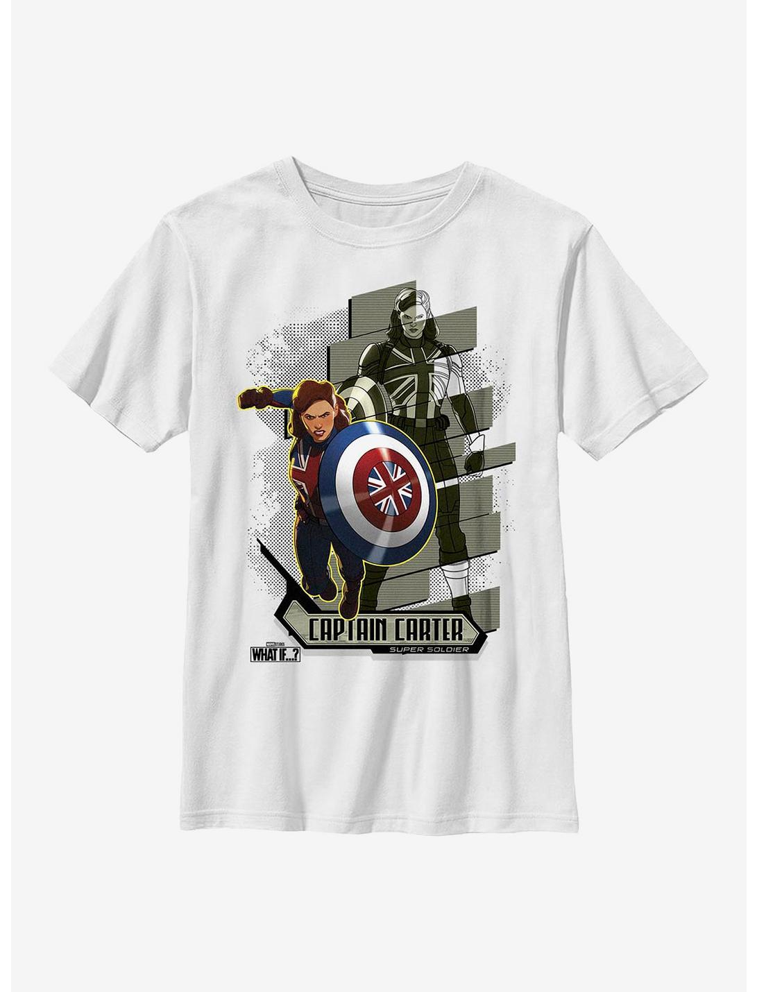 Marvel What If...? Carter Attacks Youth T-Shirt, WHITE, hi-res