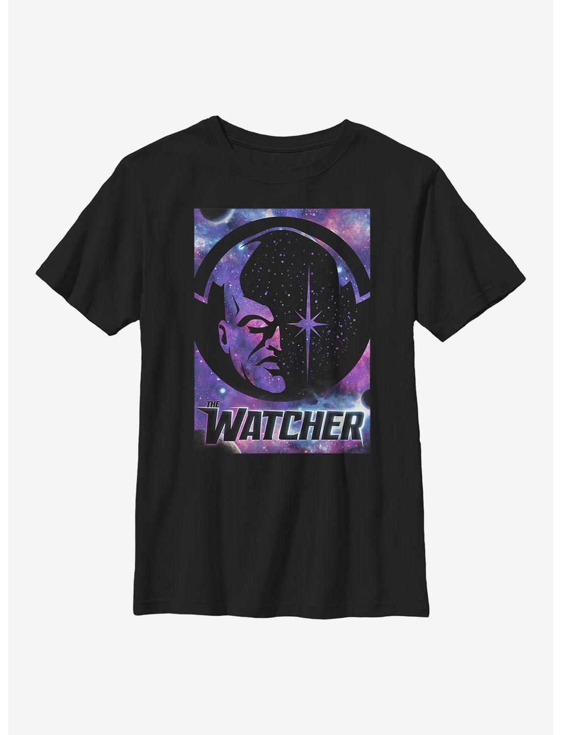 Marvel What If...? The Watcher Poster Youth T-Shirt, BLACK, hi-res