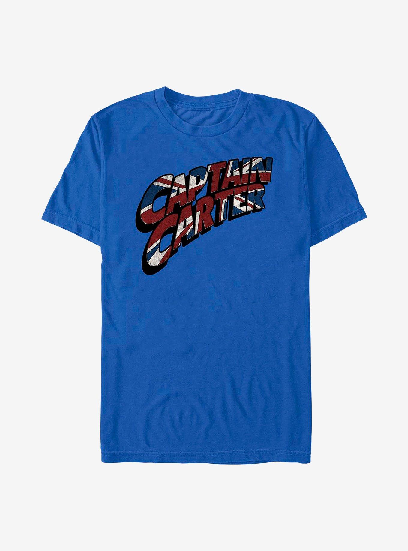 Marvel What If...? Carter Logo T-Shirt, ROYAL, hi-res
