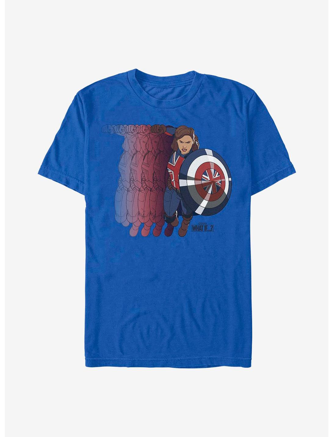 Marvel What If...? Carter Spreader T-Shirt, ROYAL, hi-res