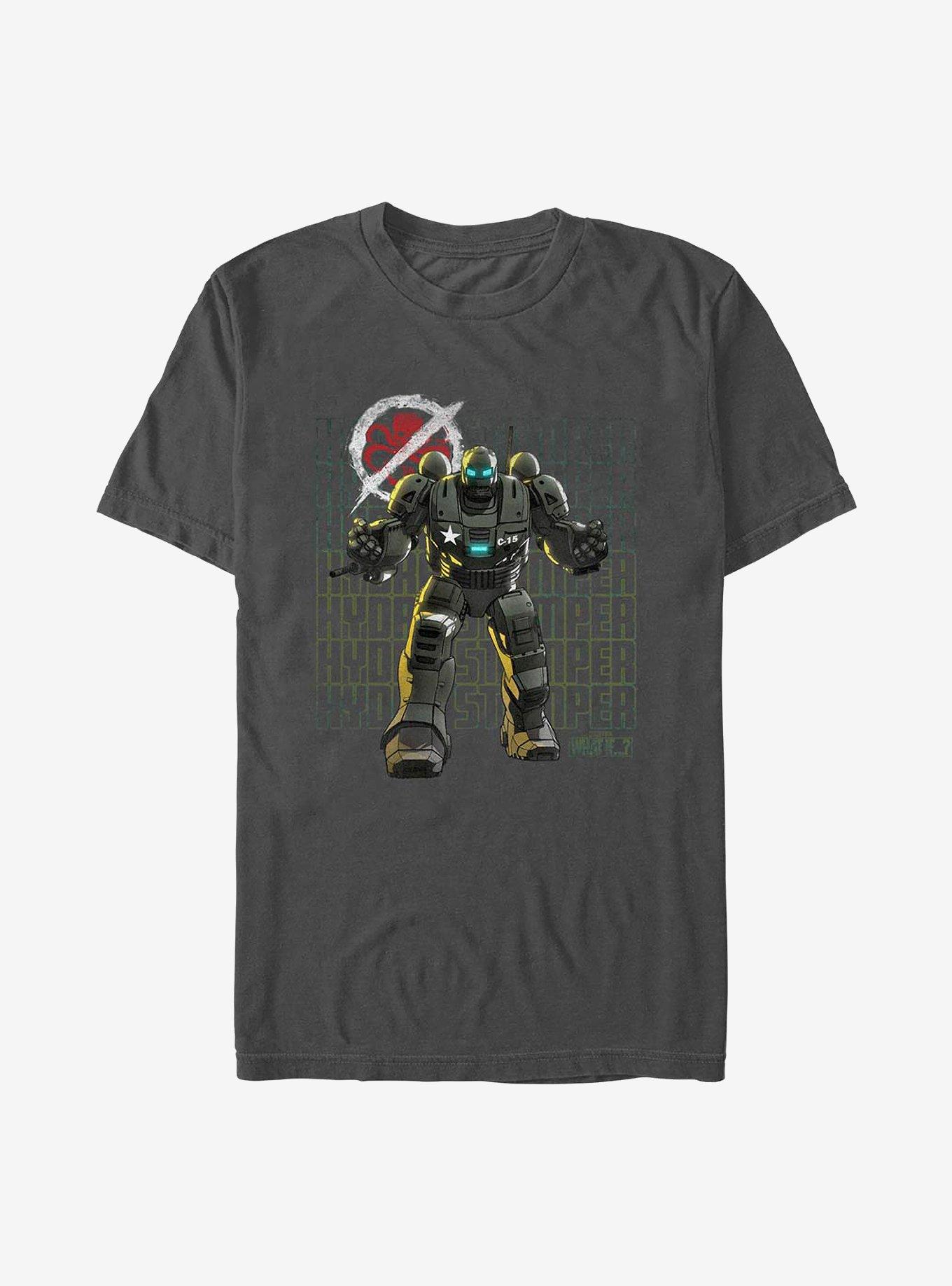 Marvel What If...? Rogers Stomper T-Shirt, CHARCOAL, hi-res view 1