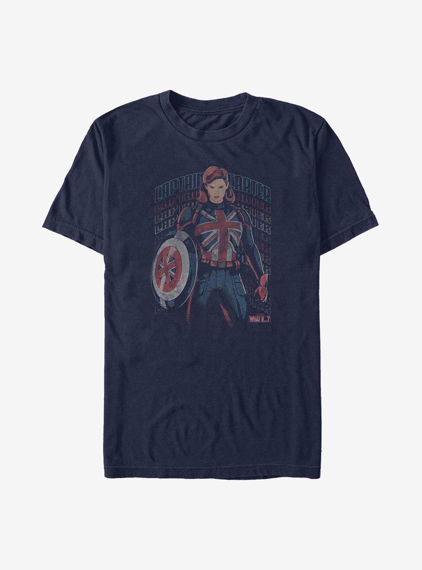 Marvel What If...? Union Carter T-Shirt, NAVY, hi-res