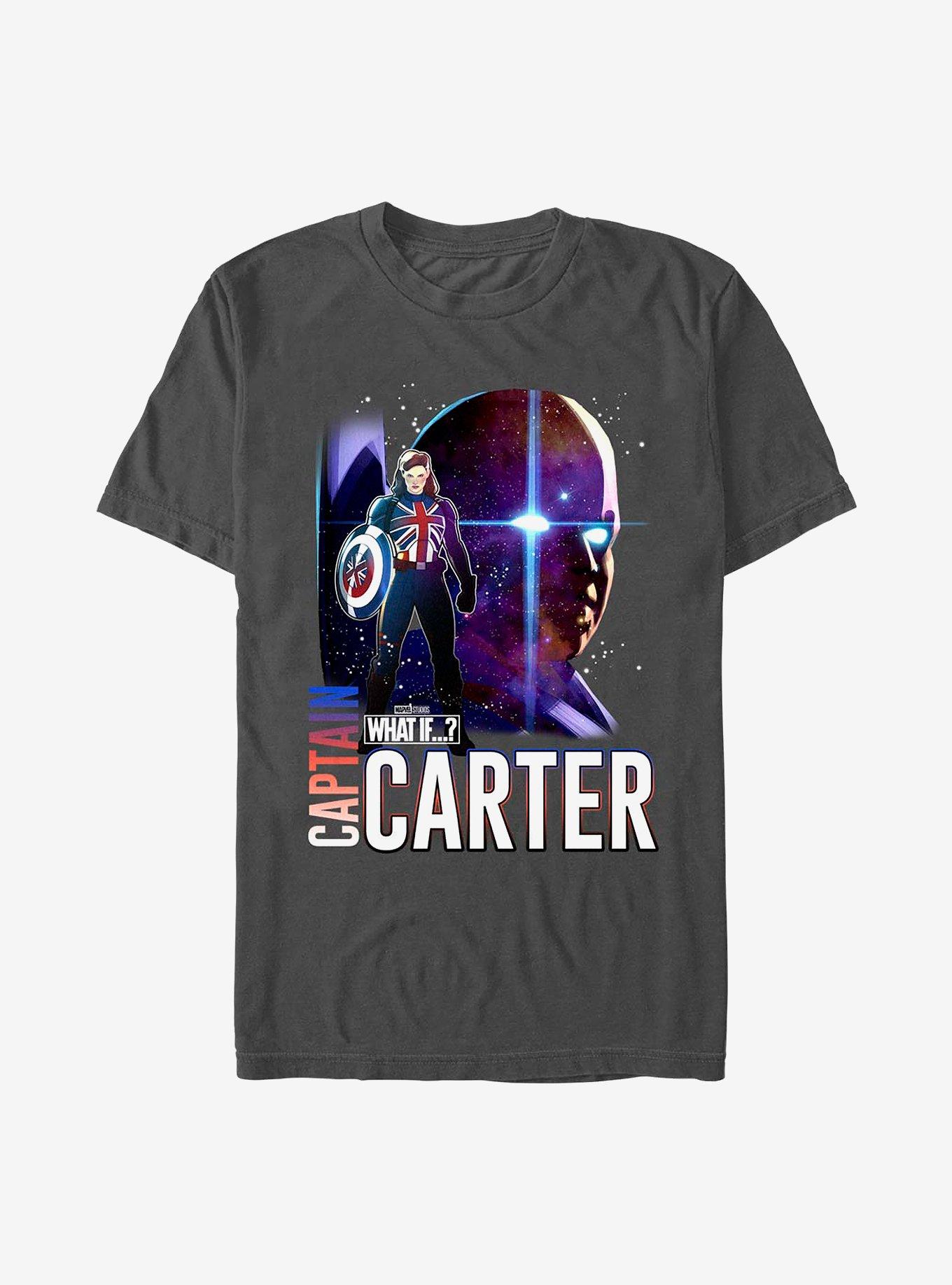 Marvel What If...? Watcher Captain Carter T-Shirt, CHARCOAL, hi-res