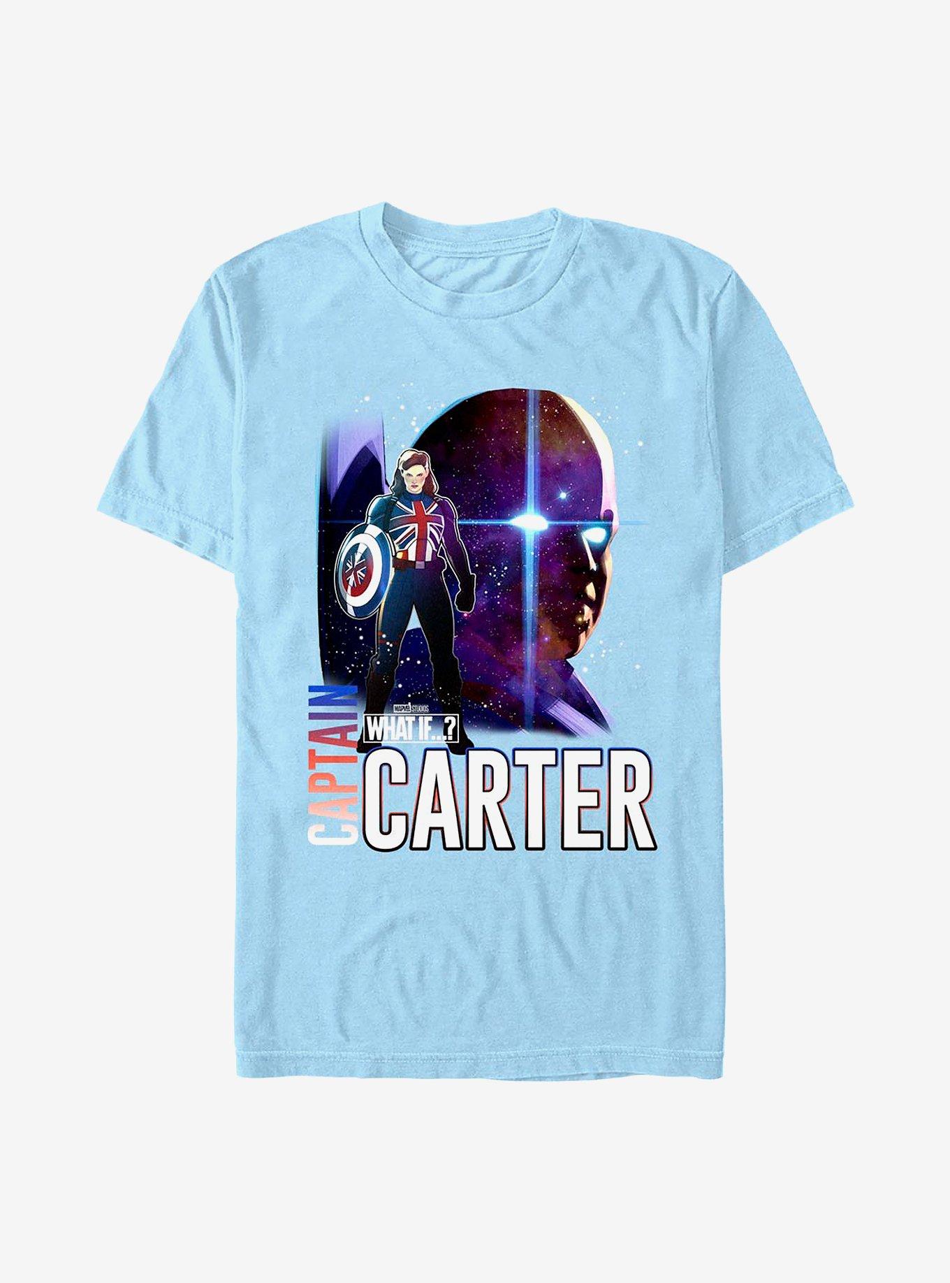 Marvel What If...? Watcher Captain Carter T-Shirt, LT BLUE, hi-res