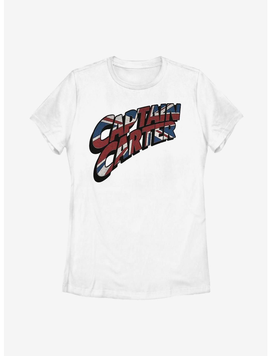 Marvel What If...? Carter Logo Womens T-Shirt, WHITE, hi-res