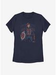 Marvel What If...? Union Carter Womens T-Shirt, NAVY, hi-res